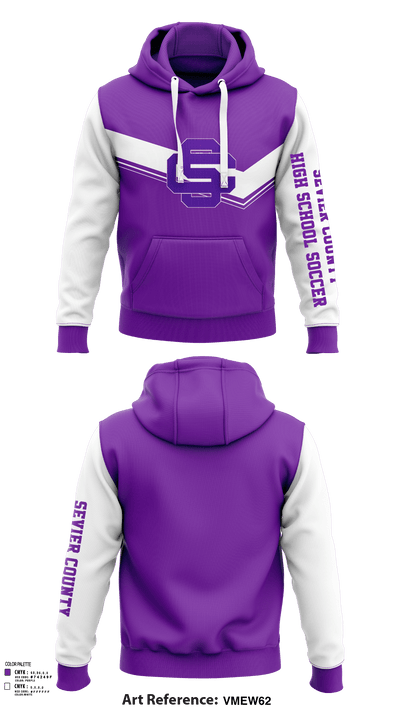 Sevier County High School Soccer 82896326 Hoodie - 127
