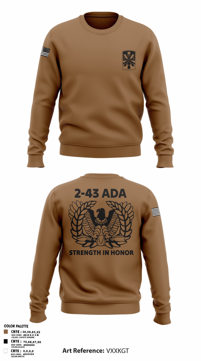 2/43 ADA 6509323 Crew Neck Sweatshirt - 105