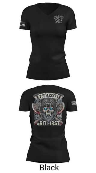 Womens Short Sleeve Vneck Shirt, Baker 3-509th 3rd Plt 1st squad, Army, Teamtime, Team time, sublimation, custom sports apparel, team uniforms, spirit wear, spiritwear, sports uniforms, custom shirts, team store, custom team store, fundraiser sports, apparel fundraiser