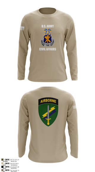 Long Sleeve Performance Shirt, Civil Affairs Schoolhouse, , Teamtime, Team time, sublimation, custom sports apparel, team uniforms, spirit wear, spiritwear, sports uniforms, custom shirts, team store, custom team store, fundraiser sports, apparel fundraiser