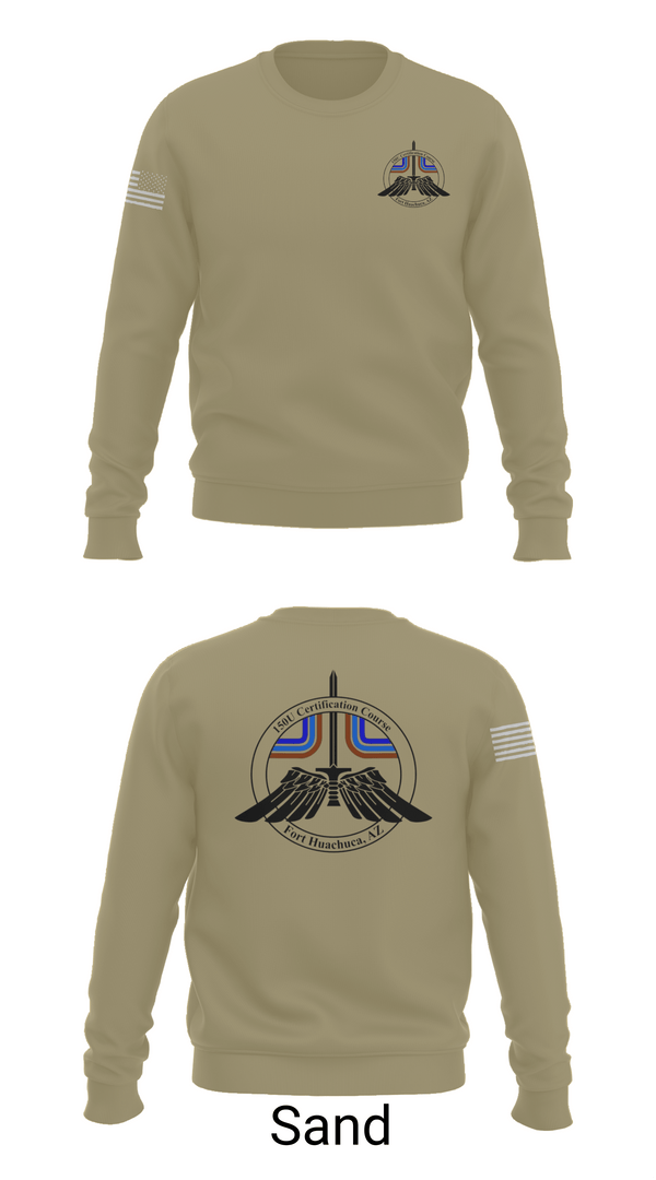 Crew Neck Sweatshirt, 2-13th AVN REGT, 150U Certification Course, , Teamtime, Team time, sublimation, custom sports apparel, team uniforms, spirit wear, spiritwear, sports uniforms, custom shirts, team store, custom team store, fundraiser sports, apparel fundraiser