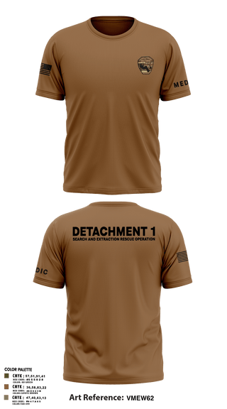 Short Sleeve Performance Shirt, Detachment 1, Air Force, Teamtime, Team time, sublimation, custom sports apparel, team uniforms, spirit wear, spiritwear, sports uniforms, custom shirts, team store, custom team store, fundraiser sports, apparel fundraiser