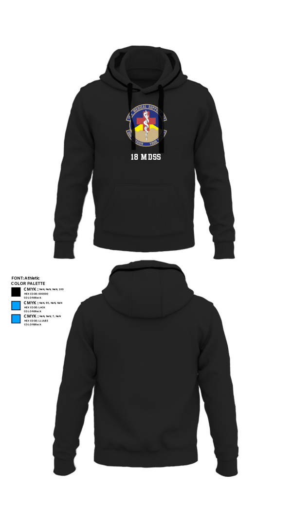 Hoodie, 18 MDSS, Air Force, Teamtime, Team time, sublimation, custom sports apparel, team uniforms, spirit wear, spiritwear, sports uniforms, custom shirts, team store, custom team store, fundraiser sports, apparel fundraiser