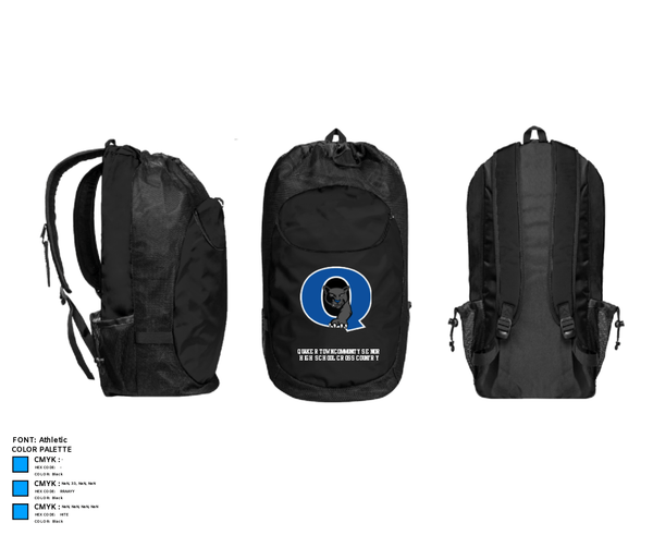 Gear Bag, Quakertown Community Senior High School Cross Country, Cross Country, Teamtime, Team time, sublimation, custom sports apparel, team uniforms, spirit wear, spiritwear, sports uniforms, custom shirts, team store, custom team store, fundraiser sports, apparel fundraiser