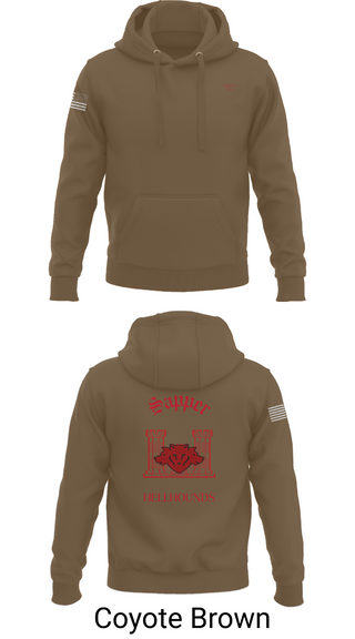 Hoodie, 811th EN CO, , Teamtime, Team time, sublimation, custom sports apparel, team uniforms, spirit wear, spiritwear, sports uniforms, custom shirts, team store, custom team store, fundraiser sports, apparel fundraiser