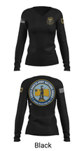 235th MP CO 6760099 Women's Long Sleeve V-neck Shirt -1 37