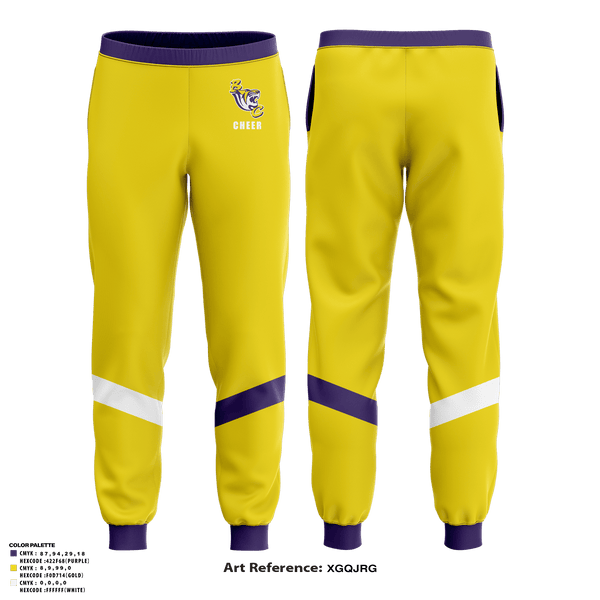 Joggers, Benedict College Cheer, Cheer, Teamtime, Team time, sublimation, custom sports apparel, team uniforms, spirit wear, spiritwear, sports uniforms, custom shirts, team store, custom team store, fundraiser sports, apparel fundraiser