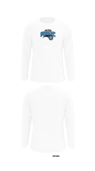 Long Sleeve Performance Shirt, Magic, Men's Basketball, Teamtime, Team time, sublimation, custom sports apparel, team uniforms, spirit wear, spiritwear, sports uniforms, custom shirts, team store, custom team store, fundraiser sports, apparel fundraiser
