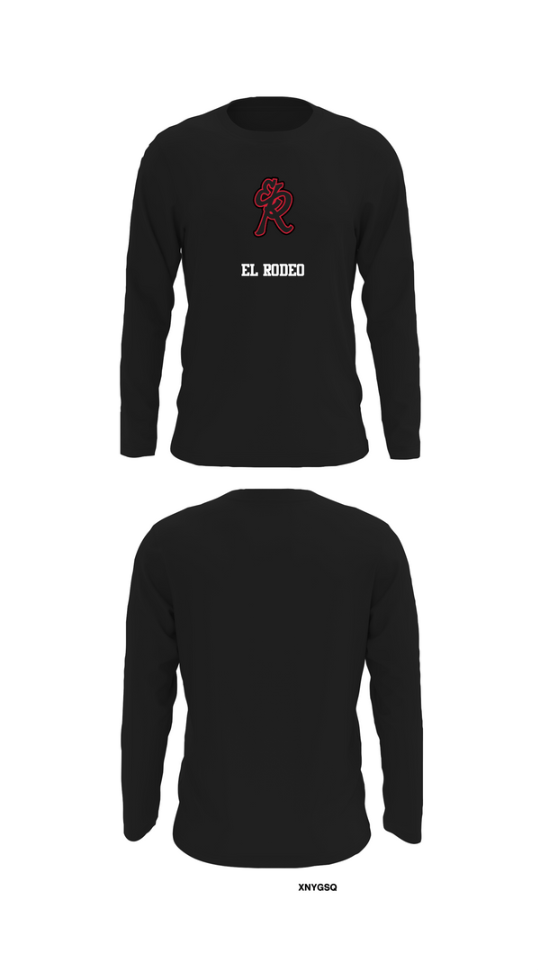 Long Sleeve Performance Shirt, El Rodeo, Baseball, Teamtime, Team time, sublimation, custom sports apparel, team uniforms, spirit wear, spiritwear, sports uniforms, custom shirts, team store, custom team store, fundraiser sports, apparel fundraiser