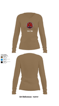 705 TRS 82513115 Women's Long Sleeve V-neck Shirt - 2