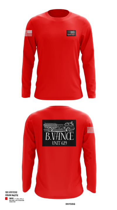 629 6455846 Long Sleeve Performance Shirt - 117