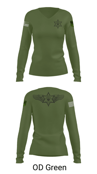 Womens Long Sleeve Vneck Shirt, Air Support, , Teamtime, Team time, sublimation, custom sports apparel, team uniforms, spirit wear, spiritwear, sports uniforms, custom shirts, team store, custom team store, fundraiser sports, apparel fundraiser
