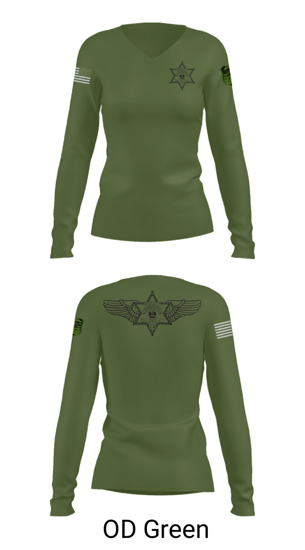 Womens Long Sleeve Vneck Shirt, Air Support, , Teamtime, Team time, sublimation, custom sports apparel, team uniforms, spirit wear, spiritwear, sports uniforms, custom shirts, team store, custom team store, fundraiser sports, apparel fundraiser