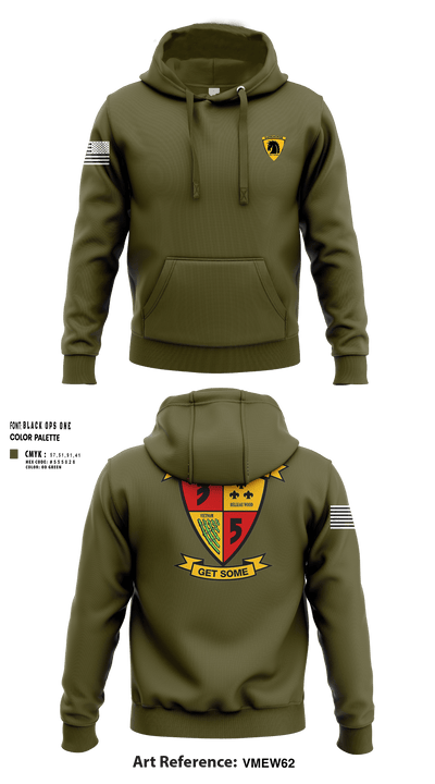 3rd battalion 5th marines 4017024 Hoodie - 251