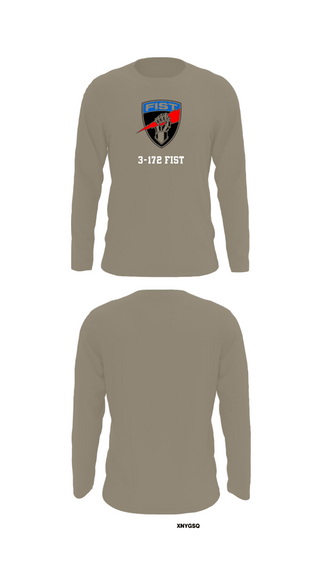 Long Sleeve Performance Shirt, 3-172 FiST, Army, Teamtime, Team time, sublimation, custom sports apparel, team uniforms, spirit wear, spiritwear, sports uniforms, custom shirts, team store, custom team store, fundraiser sports, apparel fundraiser
