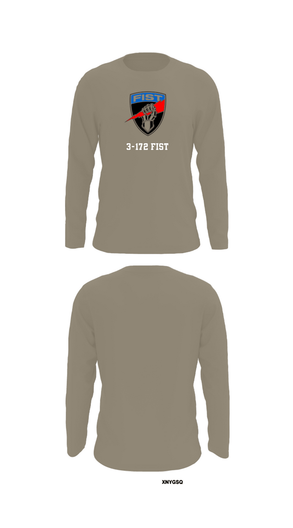 Long Sleeve Performance Shirt, 3-172 FiST, Army, Teamtime, Team time, sublimation, custom sports apparel, team uniforms, spirit wear, spiritwear, sports uniforms, custom shirts, team store, custom team store, fundraiser sports, apparel fundraiser