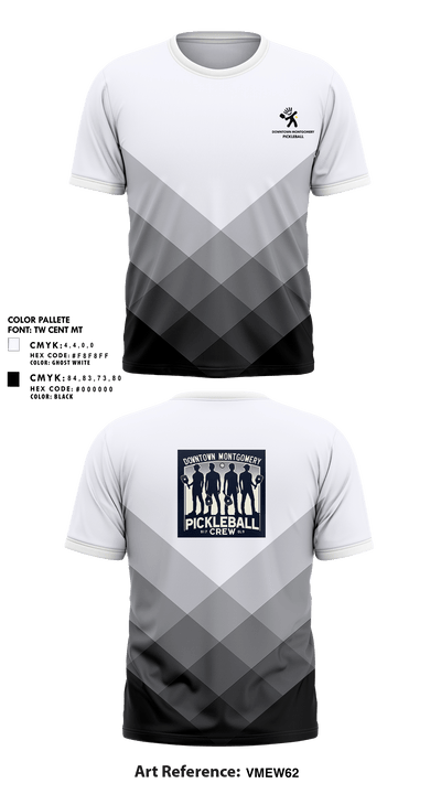 Downtown Montgomery Pickleball Crew 32677459 Short Sleeve Performance Shirt - 1 (1)