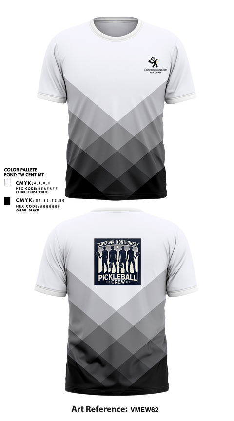 Short Sleeve Performance Shirt, Downtown Montgomery Pickleball Crew, Spirit Store, Teamtime, Team time, sublimation, custom sports apparel, team uniforms, spirit wear, spiritwear, sports uniforms, custom shirts, team store, custom team store, fundraiser sports, apparel fundraiser