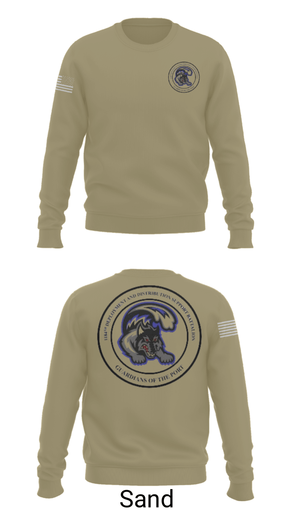 Crew Neck Sweatshirt, 1184th DDSB, Army, Teamtime, Team time, sublimation, custom sports apparel, team uniforms, spirit wear, spiritwear, sports uniforms, custom shirts, team store, custom team store, fundraiser sports, apparel fundraiser