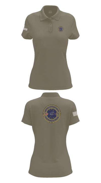 USS AMERICA LHA6 62231282 Women's Short Sleeve Performance Polo  - 71