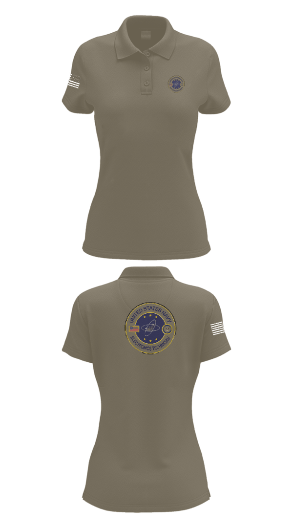 Womens Short Sleeve Performance Polo, USS AMERICA LHA6, Navy, Teamtime, Team time, sublimation, custom sports apparel, team uniforms, spirit wear, spiritwear, sports uniforms, custom shirts, team store, custom team store, fundraiser sports, apparel fundraiser