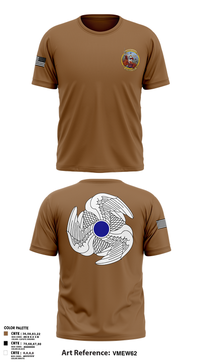 1-222nd AVN RGT 56947189 Short Sleeve Performance Shirt - 1