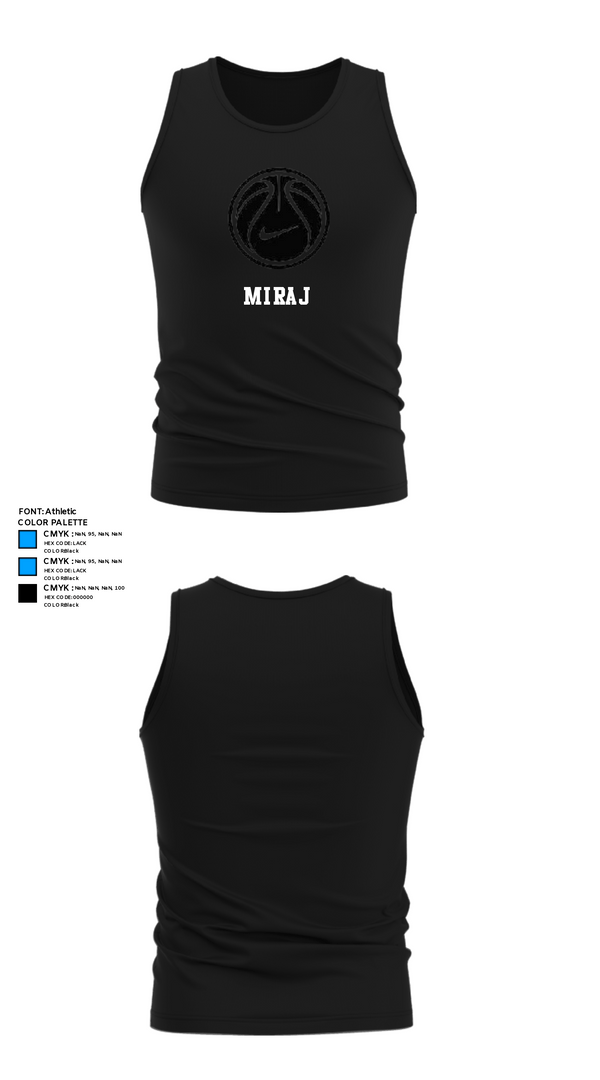 Tank Top, Miraj, Men's Basketball, Teamtime, Team time, sublimation, custom sports apparel, team uniforms, spirit wear, spiritwear, sports uniforms, custom shirts, team store, custom team store, fundraiser sports, apparel fundraiser