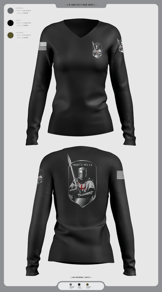 Womens Long Sleeve Vneck Shirt 1, Gruppe Delta, Police, Teamtime, Team time, sublimation, custom sports apparel, team uniforms, spirit wear, spiritwear, sports uniforms, custom shirts, team store, custom team store, fundraiser sports, apparel fundraiser