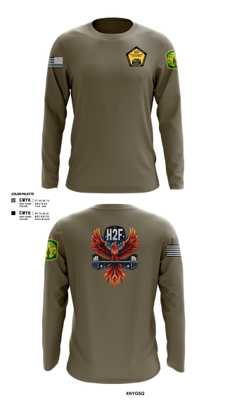 Long Sleeve Performance Shirt, Phoenix H2F, Army, Teamtime, Team time, sublimation, custom sports apparel, team uniforms, spirit wear, spiritwear, sports uniforms, custom shirts, team store, custom team store, fundraiser sports, apparel fundraiser