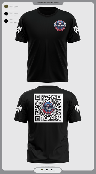 Short Sleeve Performance Shirt, Muscle Maker Academy, Space Force, Teamtime, Team time, sublimation, custom sports apparel, team uniforms, spirit wear, spiritwear, sports uniforms, custom shirts, team store, custom team store, fundraiser sports, apparel fundraiser