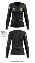 HCSO CNT 41668250 Women's Long Sleeve V-neck Shirt - 9