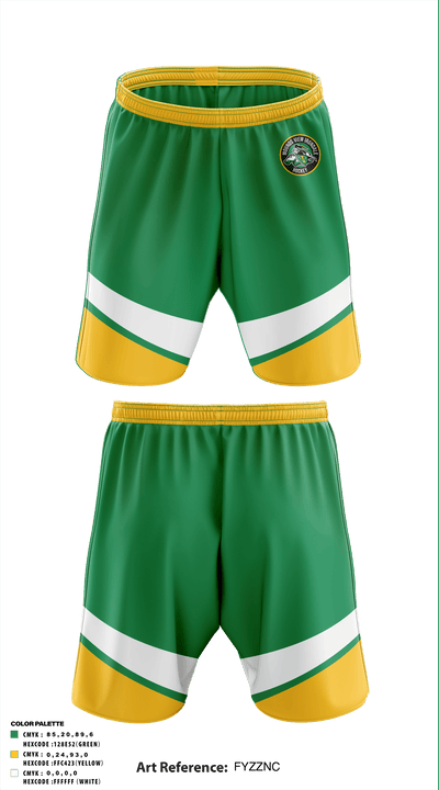 Mounds View Irondale Youth Hockey Association 28963003 Athletic Shorts With Pockets - 1