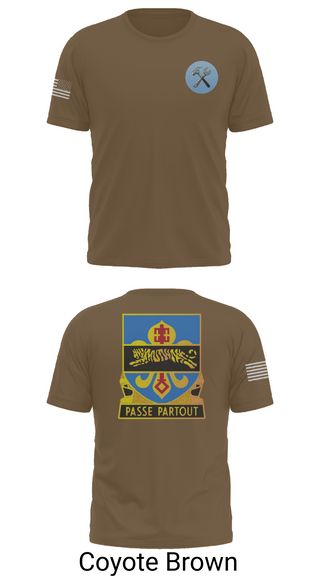 Short Sleeve Performance Shirt, HHD, 415th Military Intelligence Battalion, National Guard, Teamtime, Team time, sublimation, custom sports apparel, team uniforms, spirit wear, spiritwear, sports uniforms, custom shirts, team store, custom team store, fundraiser sports, apparel fundraiser