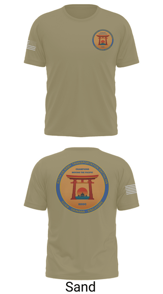 Short Sleeve Performance Shirt, 835th Transportation BN, Army, Teamtime, Team time, sublimation, custom sports apparel, team uniforms, spirit wear, spiritwear, sports uniforms, custom shirts, team store, custom team store, fundraiser sports, apparel fundraiser