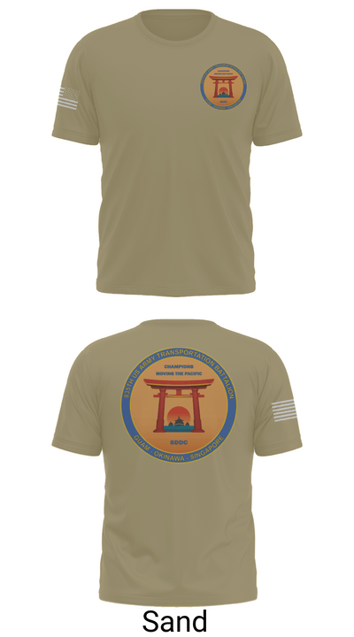 835th Transportation BN 83233683 Short Sleeve Performance Shirt - 96