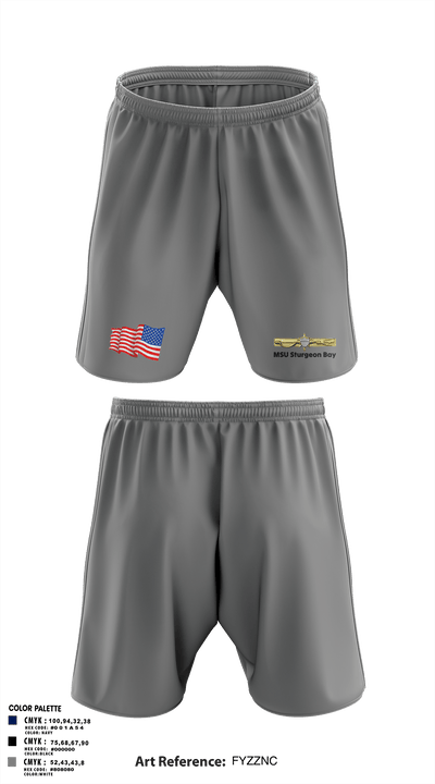 MSU Sturgeon Bay 88704328 Athletic Shorts With Pockets - 2