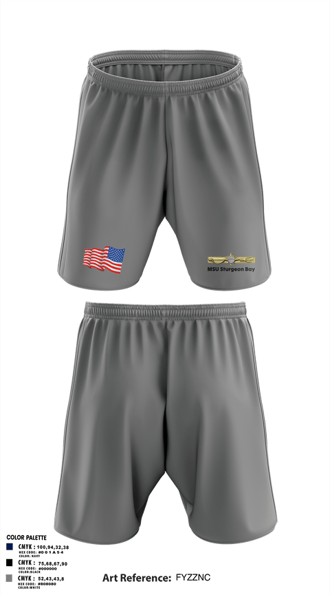 Athletic Shorts With Pockets, MSU Sturgeon Bay, Coast Guard, Teamtime, Team time, sublimation, custom sports apparel, team uniforms, spirit wear, spiritwear, sports uniforms, custom shirts, team store, custom team store, fundraiser sports, apparel fundraiser