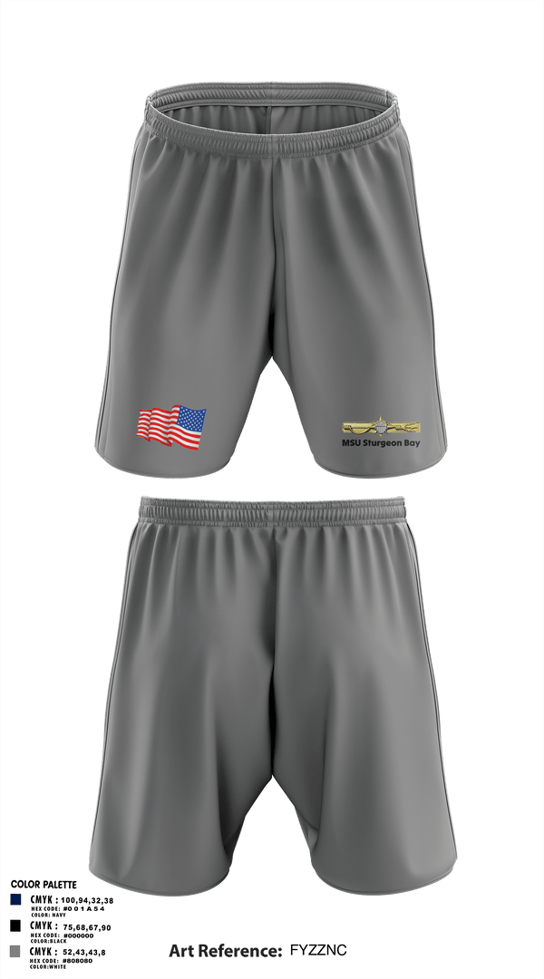 Athletic Shorts With Pockets, MSU Sturgeon Bay, Coast Guard, Teamtime, Team time, sublimation, custom sports apparel, team uniforms, spirit wear, spiritwear, sports uniforms, custom shirts, team store, custom team store, fundraiser sports, apparel fundraiser