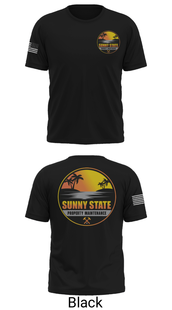 Old School Cotton Feel Shirt, Sunny State Property Maintenance, , Teamtime, Team time, sublimation, custom sports apparel, team uniforms, spirit wear, spiritwear, sports uniforms, custom shirts, team store, custom team store, fundraiser sports, apparel fundraiser