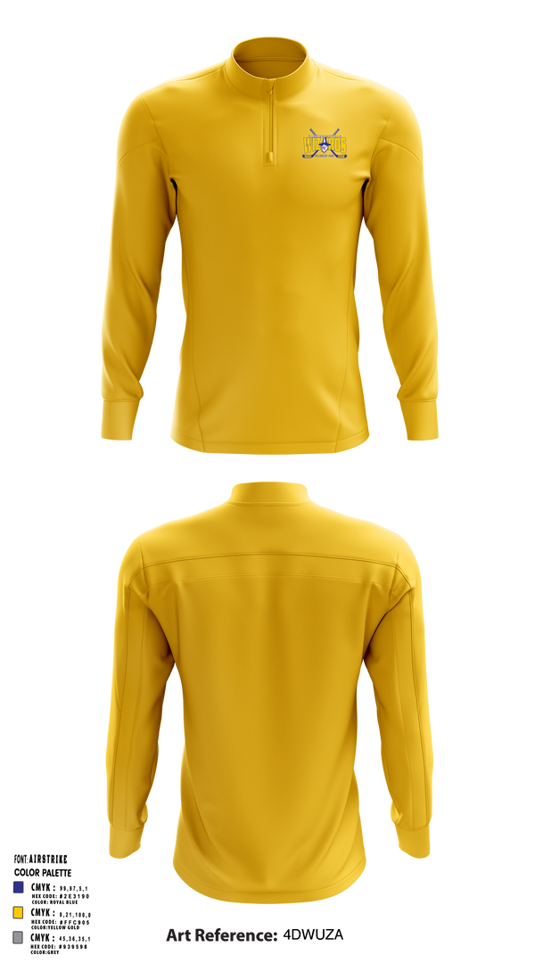 Quarter Zip Jacket, Washingtonville Ice Hockey Club, Ice Hockey, Teamtime, Team time, sublimation, custom sports apparel, team uniforms, spirit wear, spiritwear, sports uniforms, custom shirts, team store, custom team store, fundraiser sports, apparel fundraiser