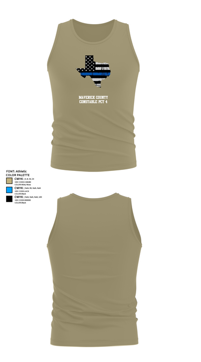 Maverick County Constable PCT 4 23255361 Tank Top - 94