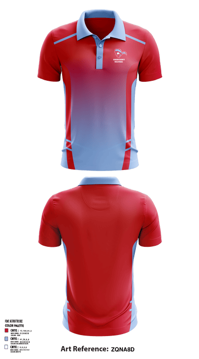 Gibson County High School Volleyball 98171946 Short Sleeve Performance Polo - 1