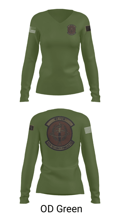 153 SFS 68051752 Women's Long Sleeve V-neck Shirt - 32
