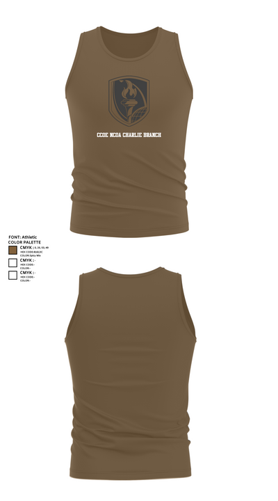 CCoE NCOA Charlie Branch 15308230 Tank Top - 19