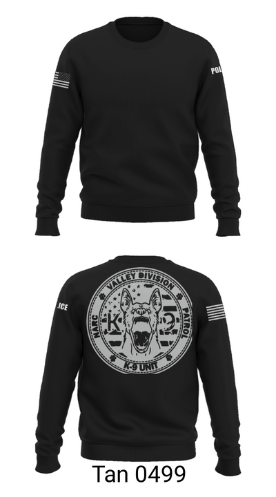 VALLEY K9 75951631 Crew Neck Sweatshirt - 62