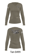 Livingston Police Emergency Service Unit 52189708 Women's Long Sleeve V-neck Shirt -1 73
