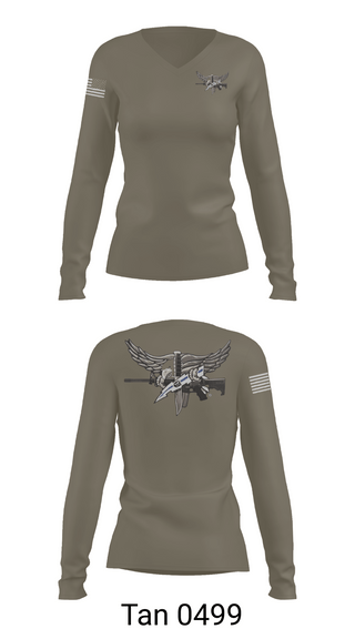Womens Long Sleeve Vneck Shirt 1, Livingston Police Emergency Service Unit, , Teamtime, Team time, sublimation, custom sports apparel, team uniforms, spirit wear, spiritwear, sports uniforms, custom shirts, team store, custom team store, fundraiser sports, apparel fundraiser