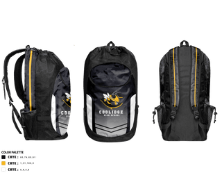 Gear Bag, Coolidge High School Cross Country, Cross Country, Teamtime, Team time, sublimation, custom sports apparel, team uniforms, spirit wear, spiritwear, sports uniforms, custom shirts, team store, custom team store, fundraiser sports, apparel fundraiser