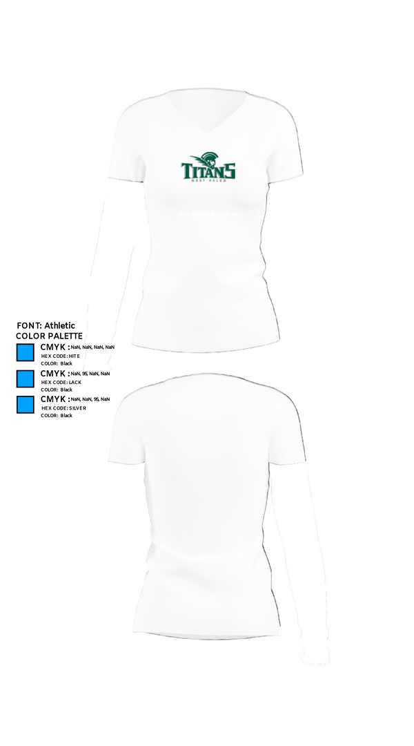 Womens Short Sleeve Vneck Shirt, West Salem High School Cheer, Cheer, Teamtime, Team time, sublimation, custom sports apparel, team uniforms, spirit wear, spiritwear, sports uniforms, custom shirts, team store, custom team store, fundraiser sports, apparel fundraiser