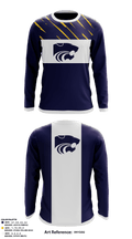 Mount Calm High School Football 68201943 Long Sleeve Performance Shirt - 41